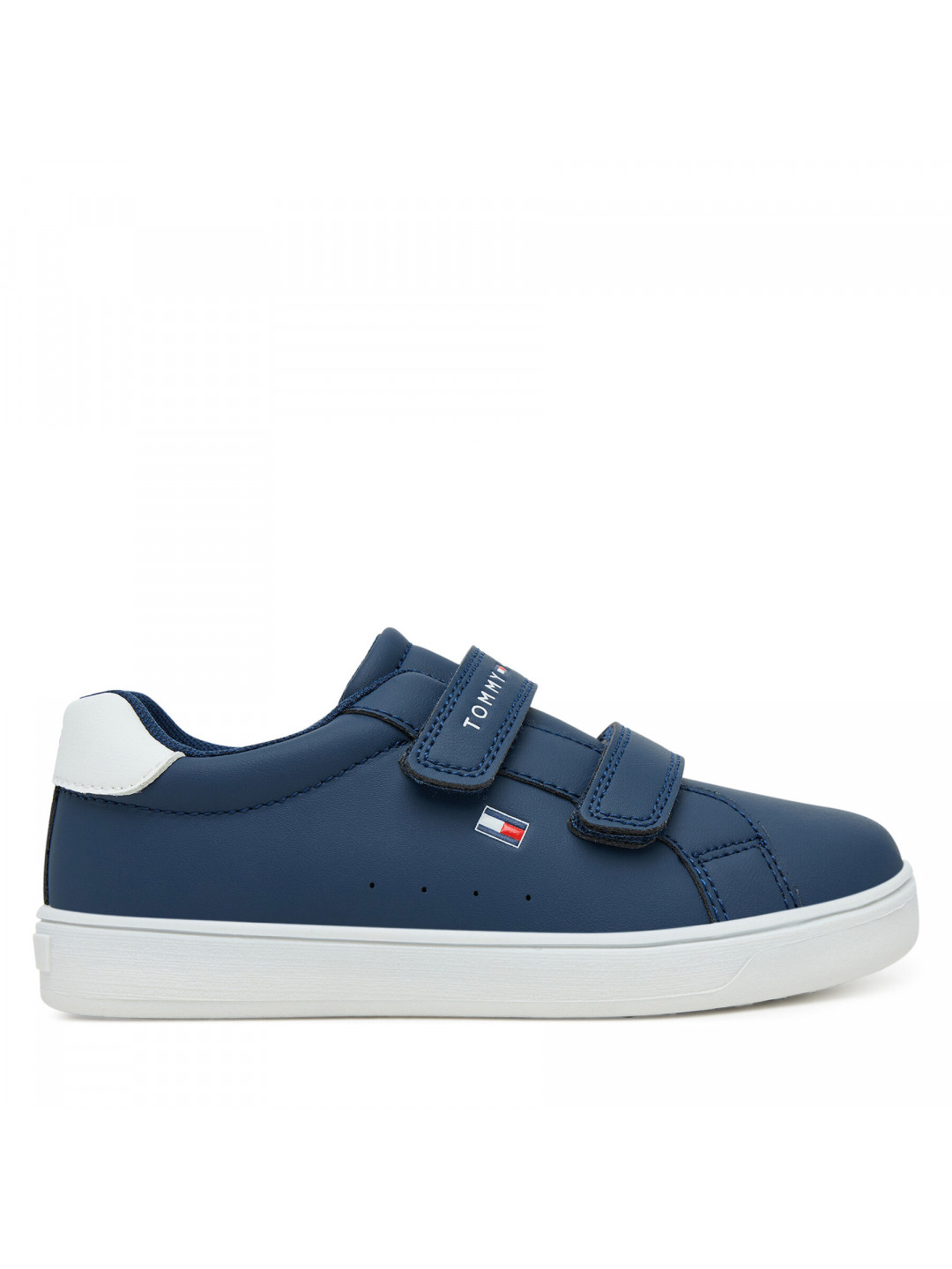 Sneakersy Tommy Hilfiger Low Cut Velcro Sneaker T1X9-34062-1355 S Tmavomodrá